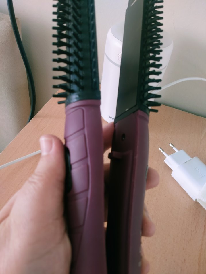Mor Saç Düzleştirici Tarak - Görsel 3
