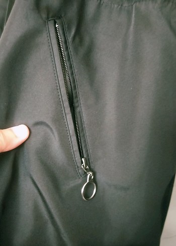 Kürklü Siyah Midi Kadın Ceket - Görsel 7