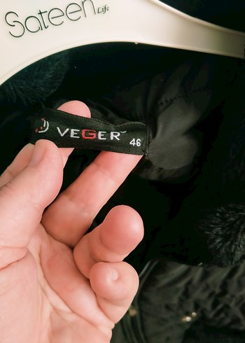 Siyah Kadın Kürklü Kış Montu - Görsel 7