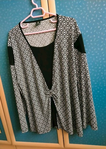 Desenli Siyah beyaz buluz. - Görsel 8