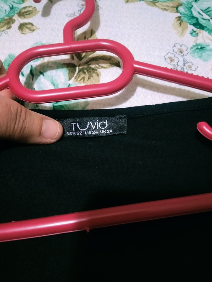 Gri Siyah Kadın Midi Tunik, Uzun Kollu, Salaş tuvid marka. - Görsel 5