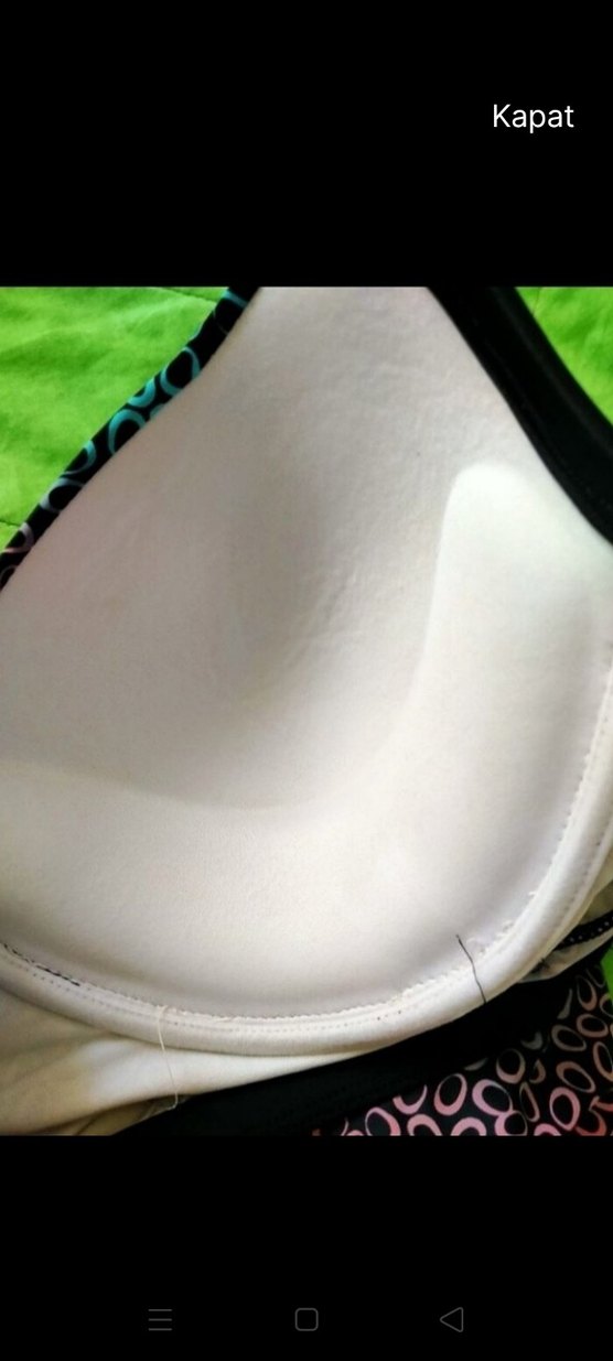 Çok Renkli Bağlama Desenli Uzun mayo tankini takım.48 beden. - Görsel 4