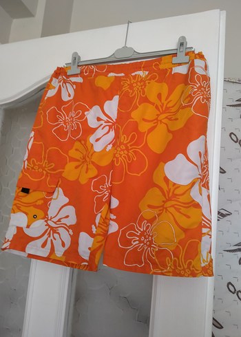 Renkli Çiçek Desenli Erkek Mini Şort - Görsel 2