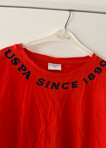 Kırmızı Kadın Mini Tişört, Kısa Kollu - Görsel 3