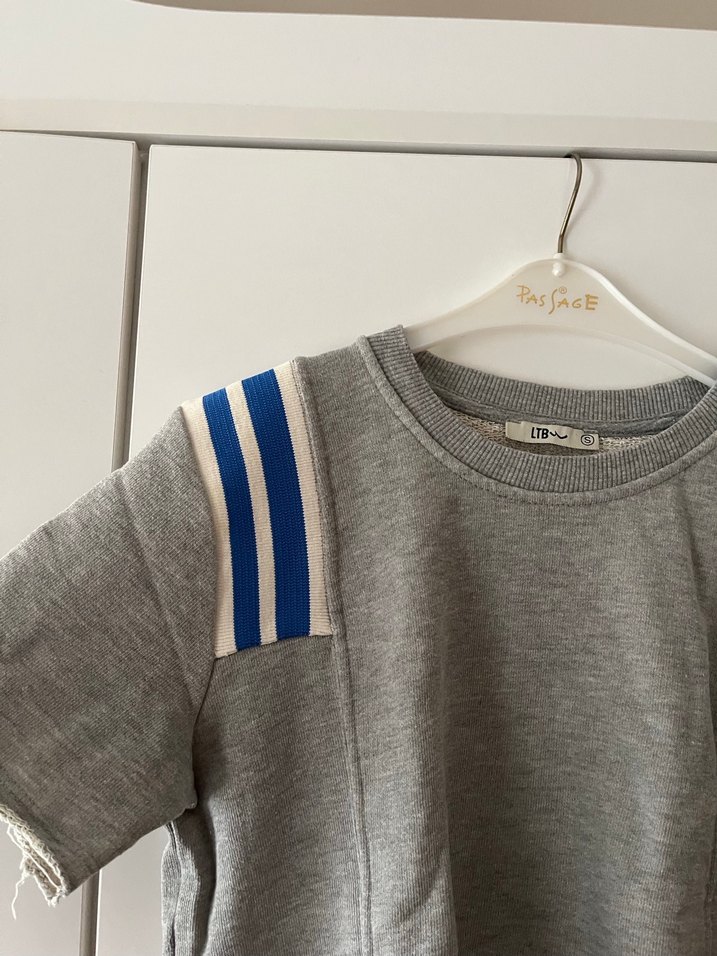 Gri Kısa Kollu kadın Tişört - Görsel 2