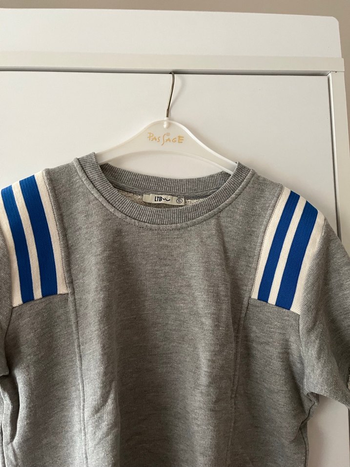 Gri Kısa Kollu kadın Tişört - Görsel 5