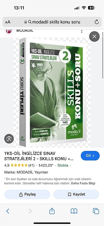 Beden Renk Modadil Skills Konu+Soru Yks-Dil Ydt