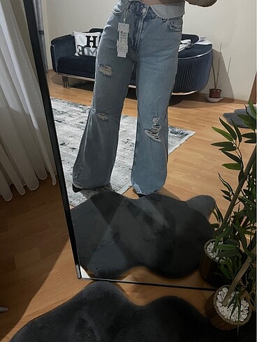 28 Beden mavi Renk Jean Kot