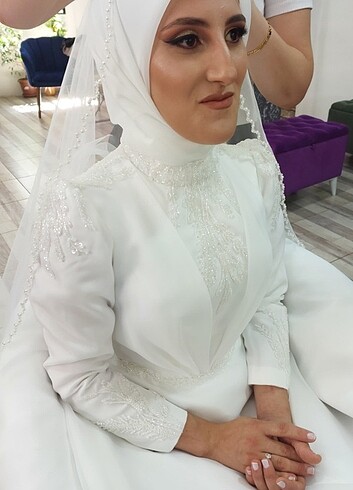 Tesettür gelinlik - Görsel 2