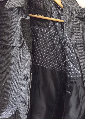 Düğmeli Erkek Kaban - Görsel 3