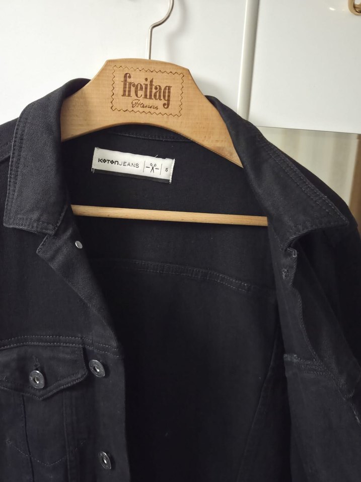 Siyah kot ceket erkek - Görsel 3