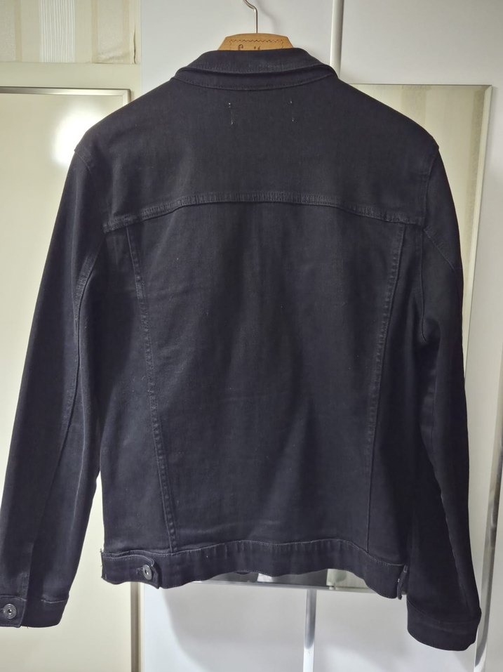 Siyah kot ceket erkek - Görsel 2