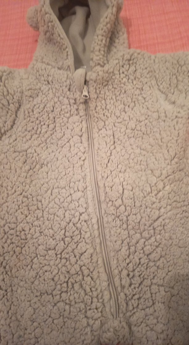 Gri Kürklü Bebek Tulumu - Görsel 4