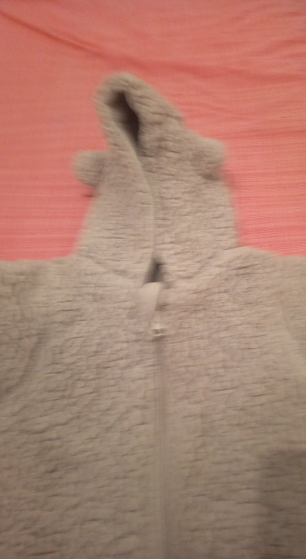 Gri Kürklü Bebek Tulumu - Görsel 2