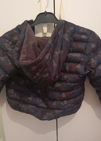 Kahverengi Kamuflaj Erkek Çocuk Mont - Görsel 2