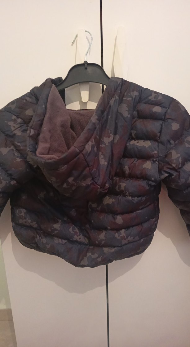 Kahverengi Kamuflaj Erkek Çocuk Mont - Görsel 2