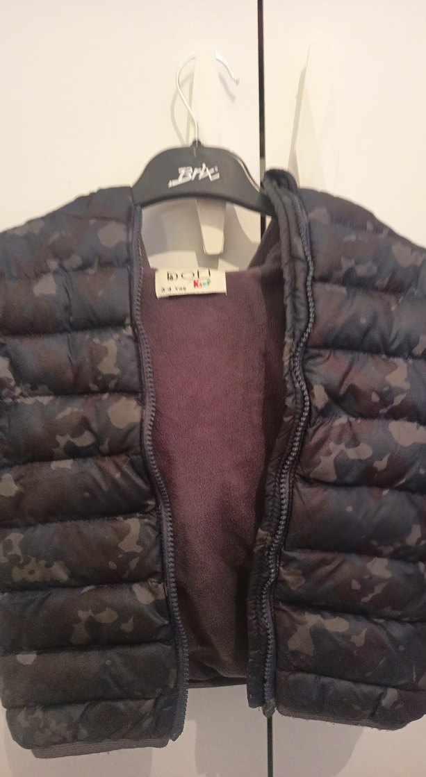 Kahverengi Kamuflaj Erkek Çocuk Mont - Görsel 5