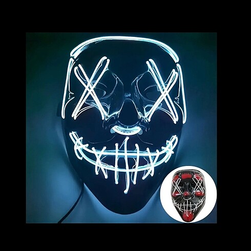Led maske beyaz