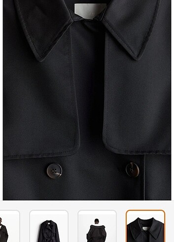 l Beden H&M L beden oversize trençkot 