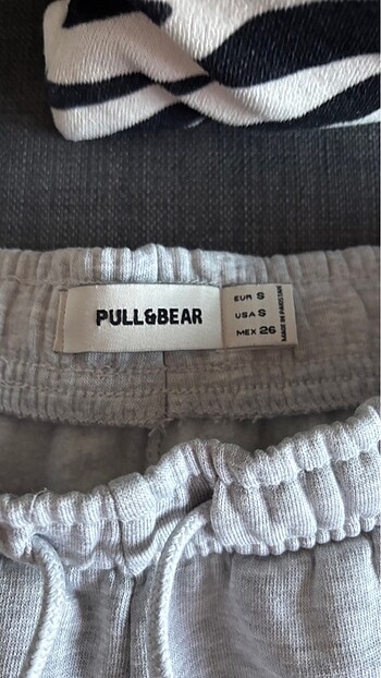 Pull and Bear Gri Eşofman Altı