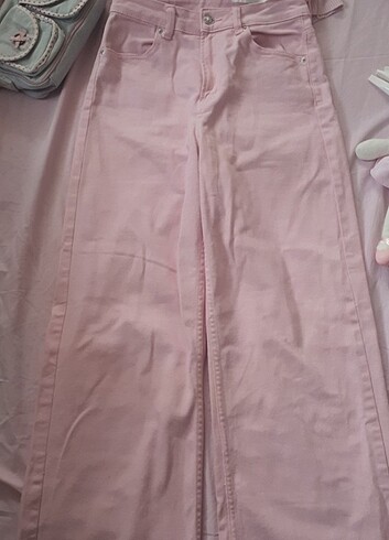 H&M h&m coquette bol paça pembe pantolon