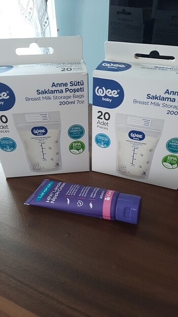 Anne sütü saklama poşeti
