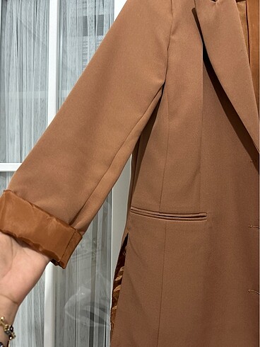 Trendyol & Milla Dokuma astarlı blazer çeket