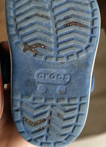 21 Beden lacivert Renk Orjinal crocs 21 no çocuk terliği 