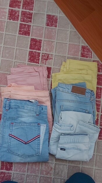 Zara Kız çocuk kaprı ve pantolon 7 8 9 10 yaş karışık 