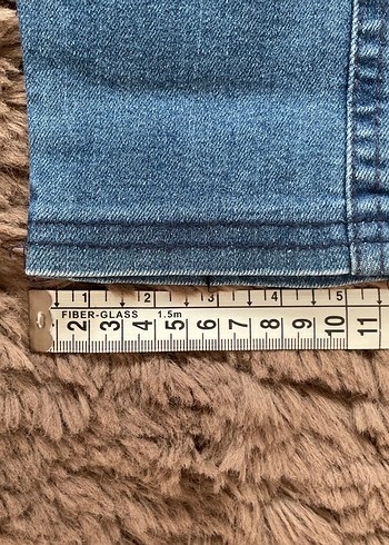 Kadın Denim Yıkama Kot Likralı Dar Kesim Yüksek Bel Pantolon - Görsel 8