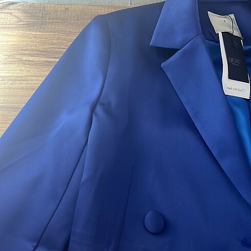 s Beden mavi Renk Quzu blazer