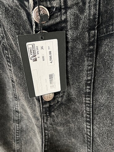 Vakko Yüksek bel denim pantolon