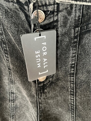 s Beden Yüksek bel denim pantolon