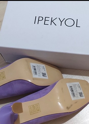 Süet Kadın Topuklu Stiletto - Görsel 3