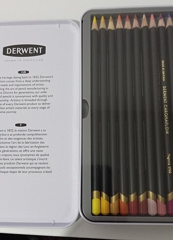 DERWENT CHROMAFLOW KURU KALEM BOYA SETİ 24LÜ