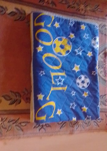 Renkli Futbol Temalı Çocuk Battaniyesi - Görsel 8