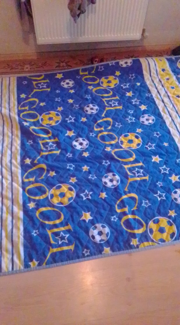 Renkli Futbol Temalı Çocuk Battaniyesi - Görsel 4