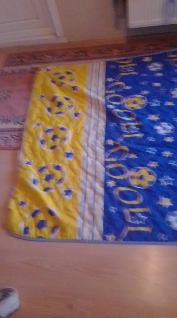 Renkli Futbol Temalı Çocuk Battaniyesi - Görsel 3