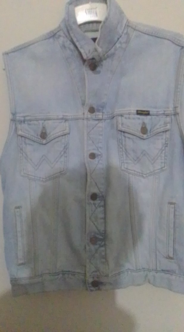 Kadın Mavi Kolsuz Denim Ceket - Görsel 3