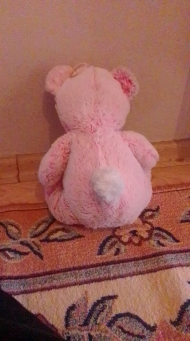 Pembe Peluş Bebek Oyuncak - Görsel 3