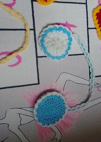 Renkli El Örgüsü dolap süsleri seylti 7 li - Görsel 4