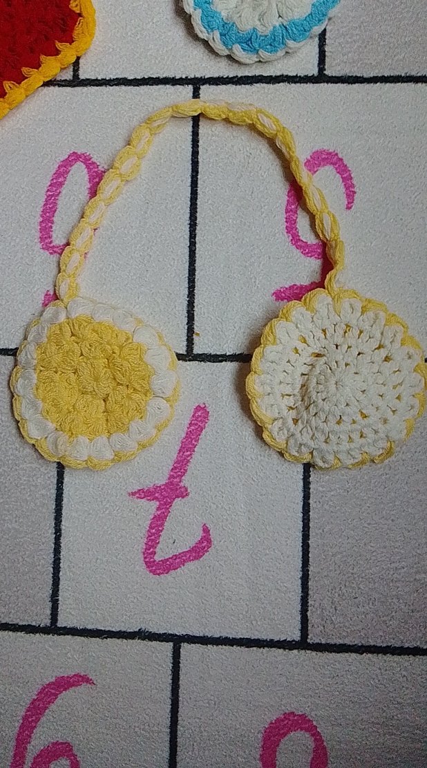 Renkli El Örgüsü dolap süsleri seylti 7 li - Görsel 2