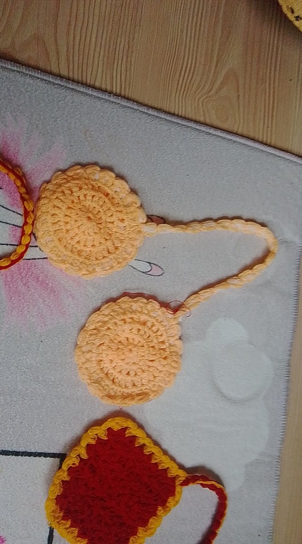 Renkli El Örgüsü dolap süsleri seylti 7 li - Görsel 5