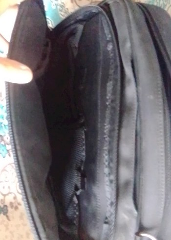 Siyah Erkek Omuz Çantası Tokalı - Görsel 2