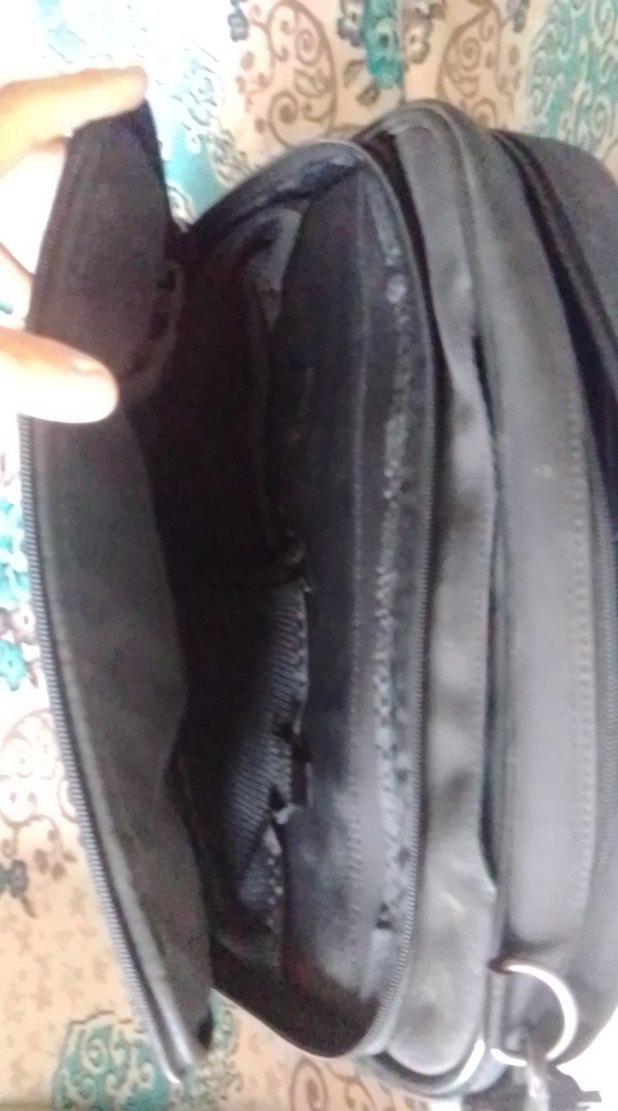 Siyah Erkek Omuz Çantası Tokalı - Görsel 2