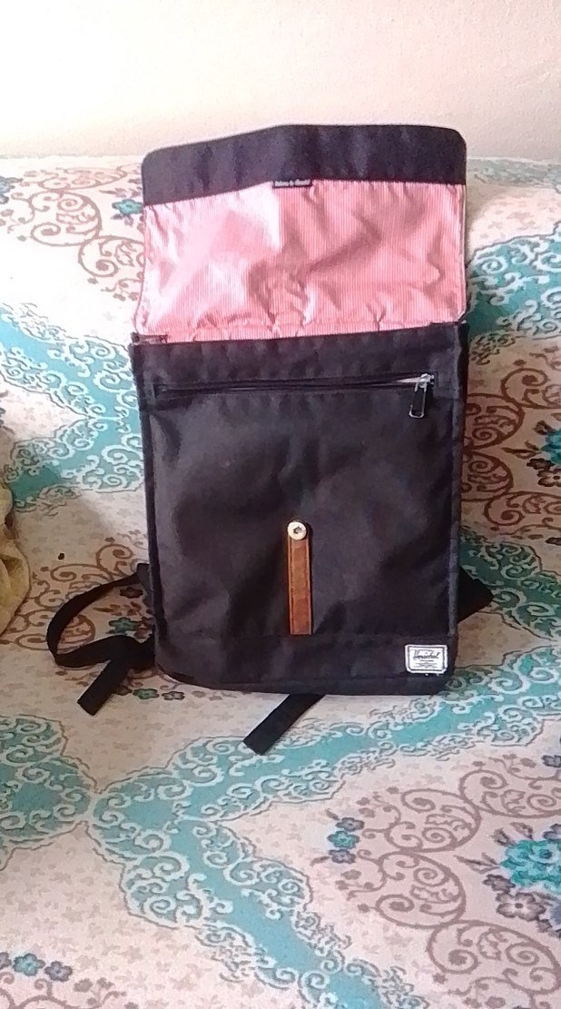 Siyah Kadın Sırt Çantası, Tokalı, Sokak Stili - Görsel 3