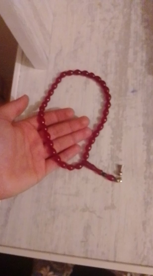 Bordo Erkek Tesbih - Görsel 2