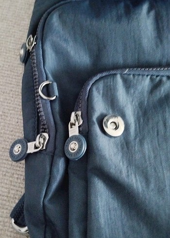 kadınLacivert Omuz Çantası Tokalı - Görsel 6