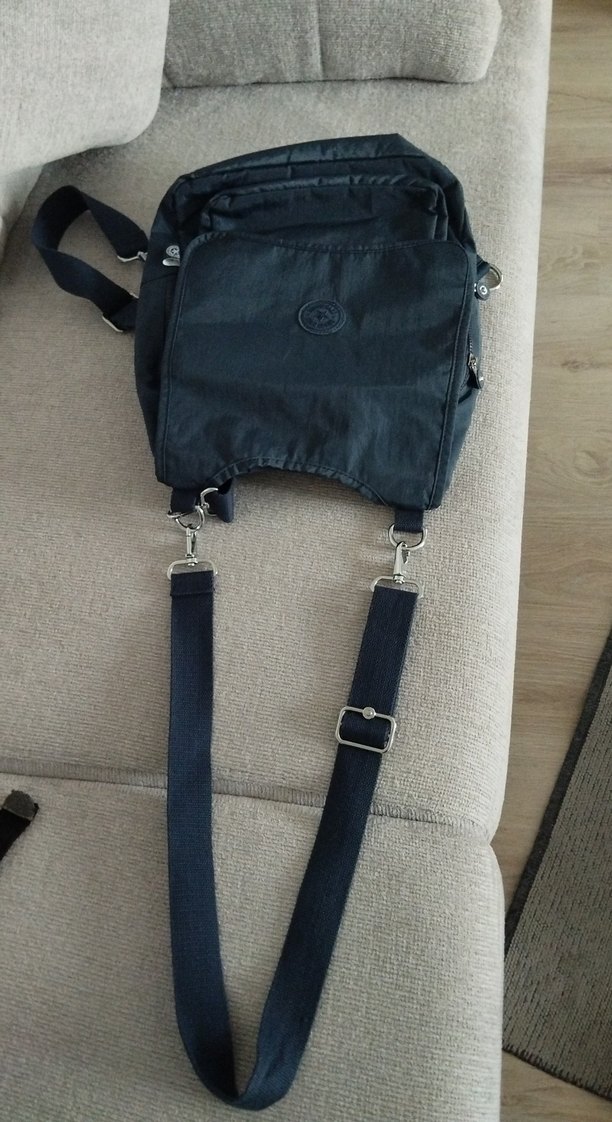 kadınLacivert Omuz Çantası Tokalı - Görsel 4