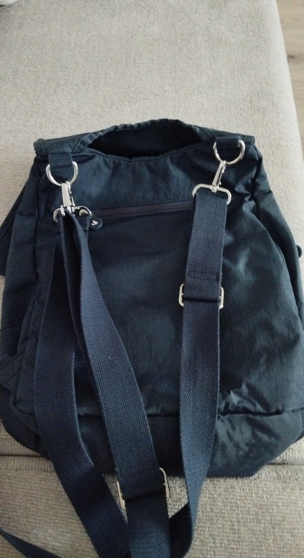 kadınLacivert Omuz Çantası Tokalı - Görsel 3